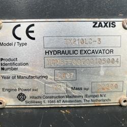 HITACHI ZAXIS 210-3